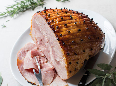 Apple and Dijon Glazed Ham