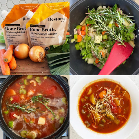 Rich Red Minestrone Soup