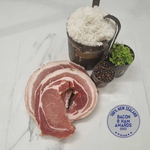 Dry Cured shoulder Bacon-Silver Award Winner