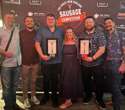 The team at the 2023 Great New Zealand Sausage Competition